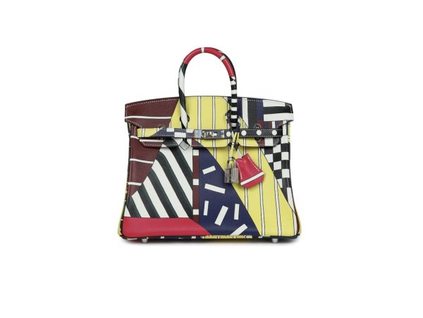 Birkin 25 "One Two Three and Away We Go" Multicolor