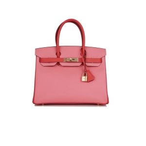 Birkin 30 HSS Rose Azalee and Rouge de Coeur