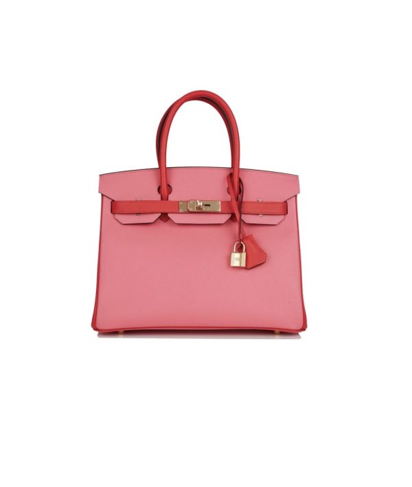 Birkin 30 HSS Rose Azalee and Rouge de Coeur